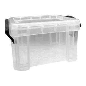กล่องพลาสติกขนาดเล็กพร้อมฝาปิดล็อค สีขาว Mini Organizer คอนเทนเนอร์สําหรับเครื่องประดับลูกปัดสินค้าขนาดเล็กอุปกรณ์เสริม Home Office